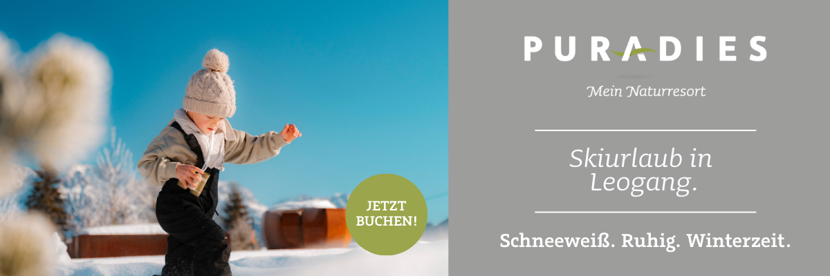 Winter Kleinkinder Family-Hotel Puradies in Leogang